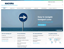Tablet Screenshot of nacora.com